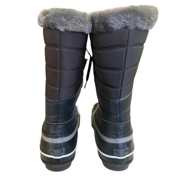 JBU By Jambu Black Sabine Faux Fur Tall Boots Size 7 - Picture 5 of 7
